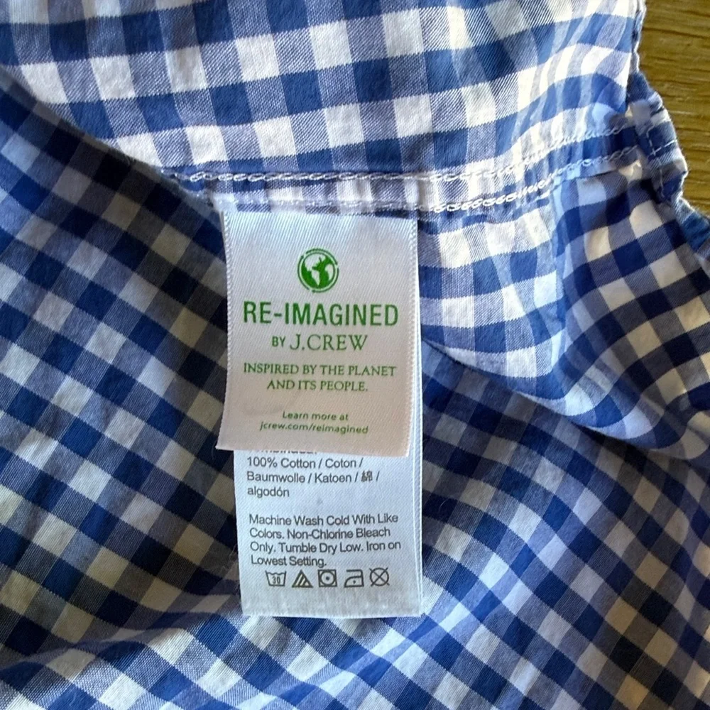 J.Crew CrewCuts sz10- Gingham Sh